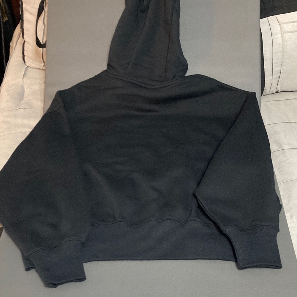 Nike Black Hoodie with Swoosh Logo womens XXS - Picture 4 of 8
